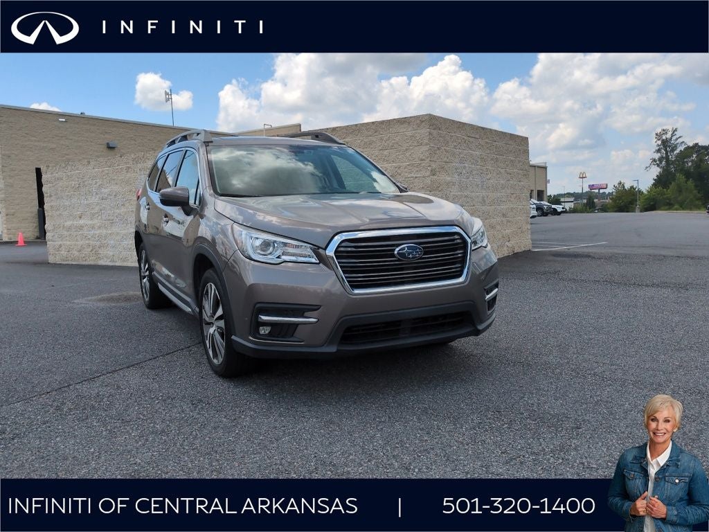 2022 Subaru Ascent Limited in Brilliant Bronze Metallic — front three-quarter view